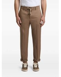 Peserico - Drawstring Elasticated-Waistband Trousers - Lyst