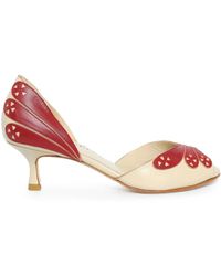 Sarah Chofakian - 35 Mm Lakleren Pumps - Lyst