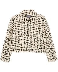 Lorena Antoniazzi - Tweed Cropped Jacket - Lyst