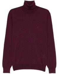 Etro - Roll-Neck Embroidered Top - Lyst