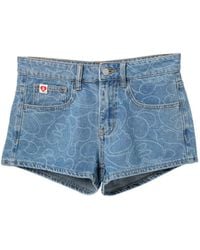 AAPE BY A BATHING AP - Heart-Print Jeans - Lyst
