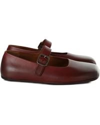 Marsèll - Buckle-strap Leather Loafers - Lyst
