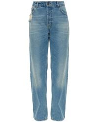 The Mannei - Distressed Straight-Leg Jeans - Lyst