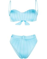 Noire Swimwear - High-waist Belted Bikini Set - Lyst