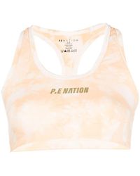P.E Nation - Reggiseno sportivo con fantasia tie dye - Lyst