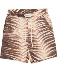 Just Cavalli - Drawstring Printed Shorts - Lyst