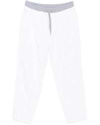 Brunello Cucinelli - Pantalones De Chándal Con Cordones Y Bolsillo - Lyst