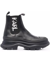 Karl Lagerfeld Boots for Women - Up to 72% off | Lyst