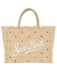 MC2 Saint Barth - Medium Colette Crystal-Embellished Tote Bag - Lyst