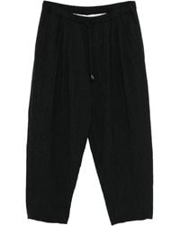 CALMLENCE - Double Pleated Tapered Trousers - Lyst
