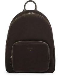 Doucal's - Top-Handle Leather Backpack - Lyst