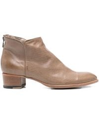 STURLINI FIRENZE - 40Mm Zip-Detail Block-Heel Ankle Boots - Lyst