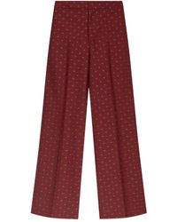 Etro - ジャカードフレアパンツ - Lyst