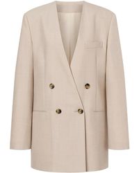 Philosophy Di Lorenzo Serafini - Blazer Sans Revers À Boutonnière Croisée - Lyst