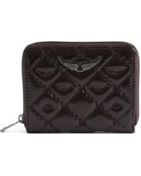 Zadig & Voltaire - Mini Monogram Quilted Mini Wallet - Lyst