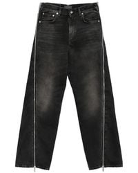 Haikure - Bonnie Zip Cotton Jeans - Lyst