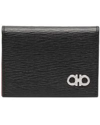 Ferragamo - Gancini-plaque Leather Wallet - Lyst