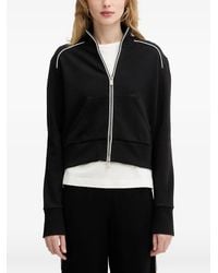 Pinko - Logo-Embroidered Sweat Jacket - Lyst