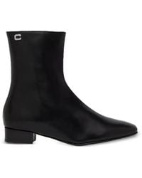 CAREL PARIS - Aiglon Leather Ankle Boots - Lyst