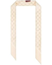 Gucci - Gg Silk Neck Bow - Lyst