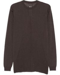 Rick Owens - Wollen Trui Met Ronde Hals - Lyst