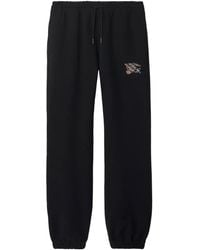 Burberry - Cotton Sweatpants - Lyst