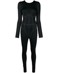 Noire Swimwear - Badeanzug Mit Kontrastnähten - Lyst