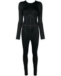Noire Swimwear - Contrasting-Stitch Swim Suit - Lyst