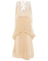 Saiid Kobeisy - Embroidered Velvet Gown - Lyst