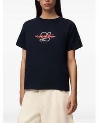 Loewe - Logo Cotton T-Shirt - Lyst