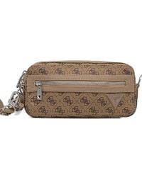 Guess - Berlin Monogram-Print Shoulder Bag - Lyst