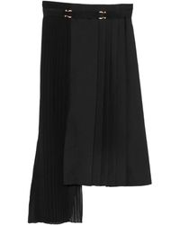 Sandro - Jupe Plissée Asymétrique Cecilia - Lyst
