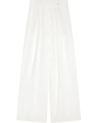 Dries Van Noten - Pleated Wide-Leg Trousers - Lyst