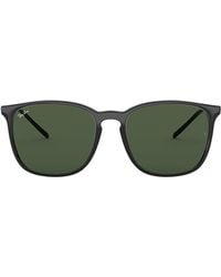 Ray-Ban 'RB4387' Sonnenbrille - Schwarz