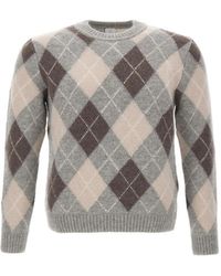 Eleventy - Pullover Mit Argyle-Muster - Lyst