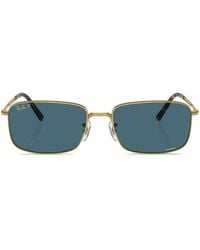 Ray-Ban - Tinted-Lenses Square-Frame Sunglasses - Lyst