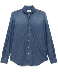 Alessandro Gherardi - Washed Denim Shirt - Lyst