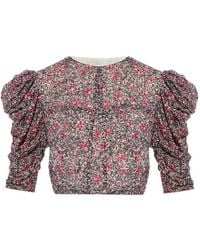 Isabel Marant - Silva Floral-Pattern Blouse - Lyst