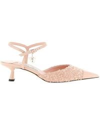 Jimmy Choo - Pearl-Pendant Slingback Pumps - Lyst