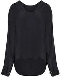 ERMANNO FIRENZE - Long-Sleeve Blouse - Lyst
