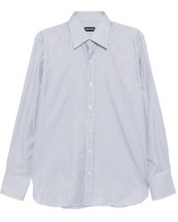 Tom Ford - Plaid Cotton Shirt - Lyst