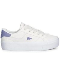 Lacoste - Baskets Plateforme À Plaque Logo - Lyst