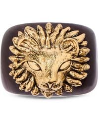 Aurelie Bidermann - Anello Saby Con Testa Di Leone - Lyst
