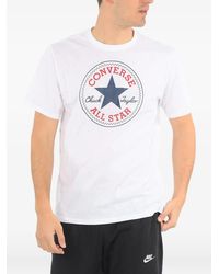 Converse - All Star Logo-Print T-Shirt - Lyst