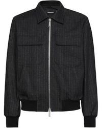 DSquared² - Striped Bomber Jacket - Lyst