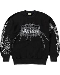 Aries - Spider-Web Sweatshirt - Lyst