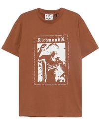 John Richmond - Graphic-Print T-Shirt - Lyst