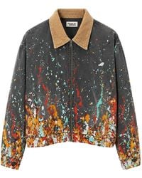 House of Errors - Embroidered Paint Workwear Jacket - Lyst