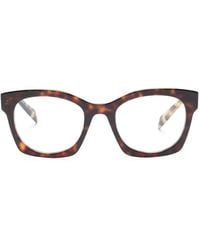 Prada - Tortoiseshell D-Frame Glasses - Lyst