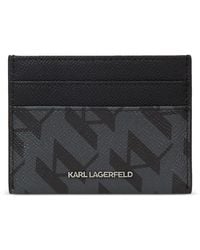 KARL LAGERFELD - Ikon Monogram Cardholder - Lyst